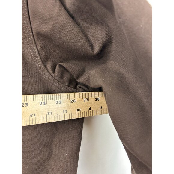 Vintage Carhartt Detroit Jacket Flannel Lined 2XL J200DKB Dark Brown Union Labor - Picture 5 of 16
